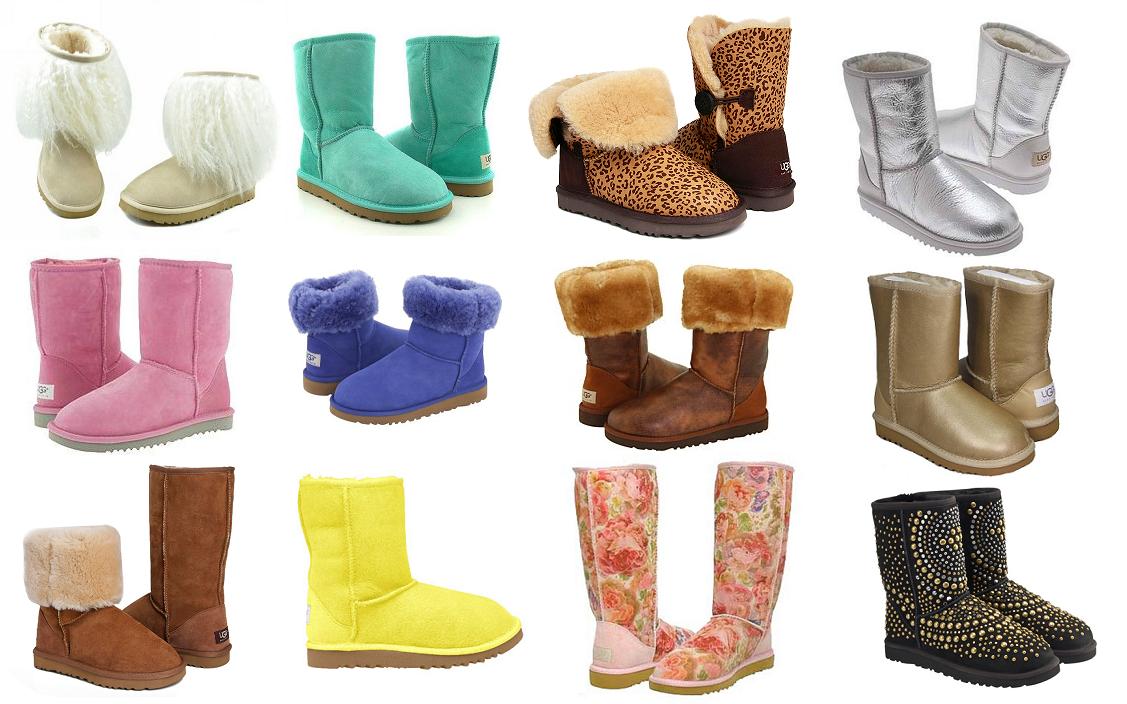 different styles of uggs